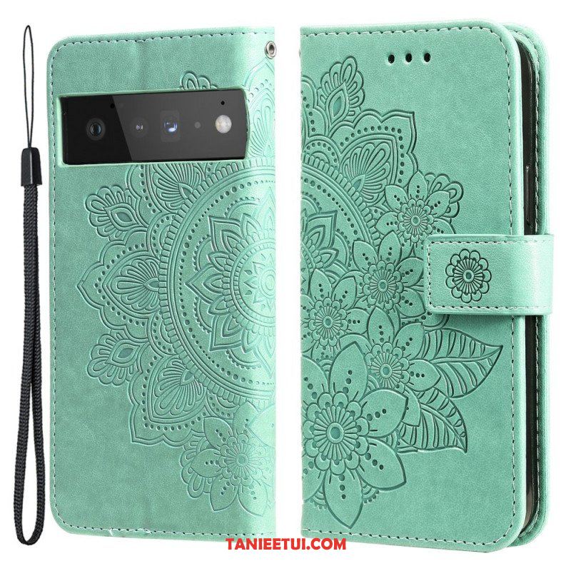 Etui Folio do Google Pixel 6 Pro Kwiatowa Mandala