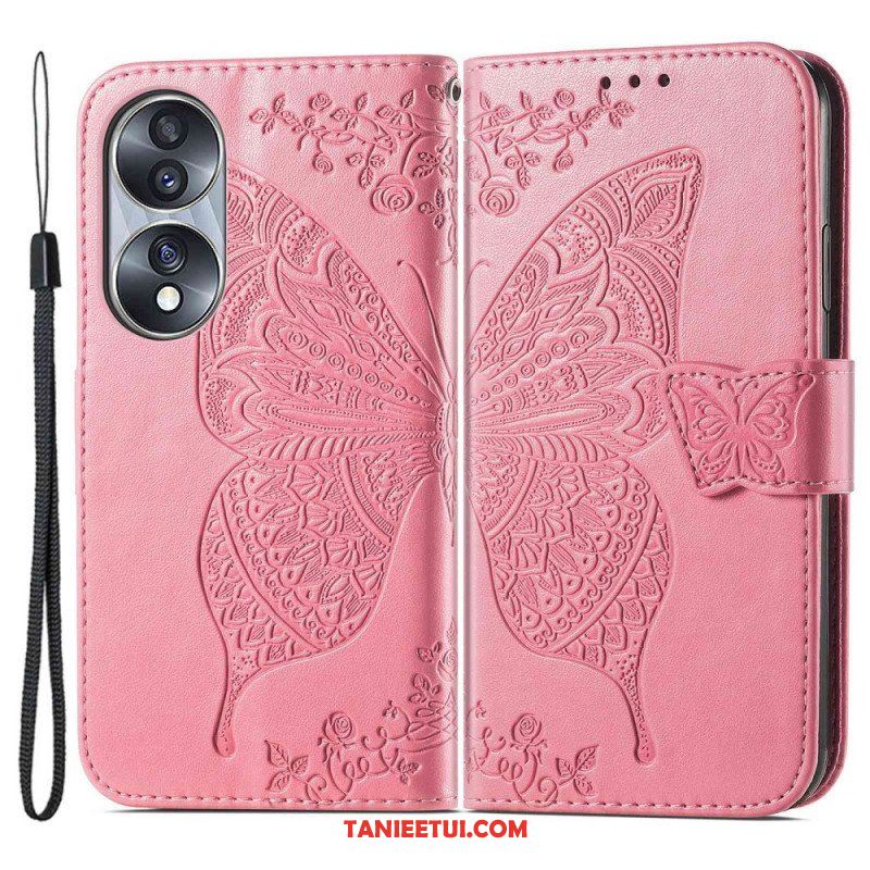 Etui Folio do Honor 70 Barokowy Motyl