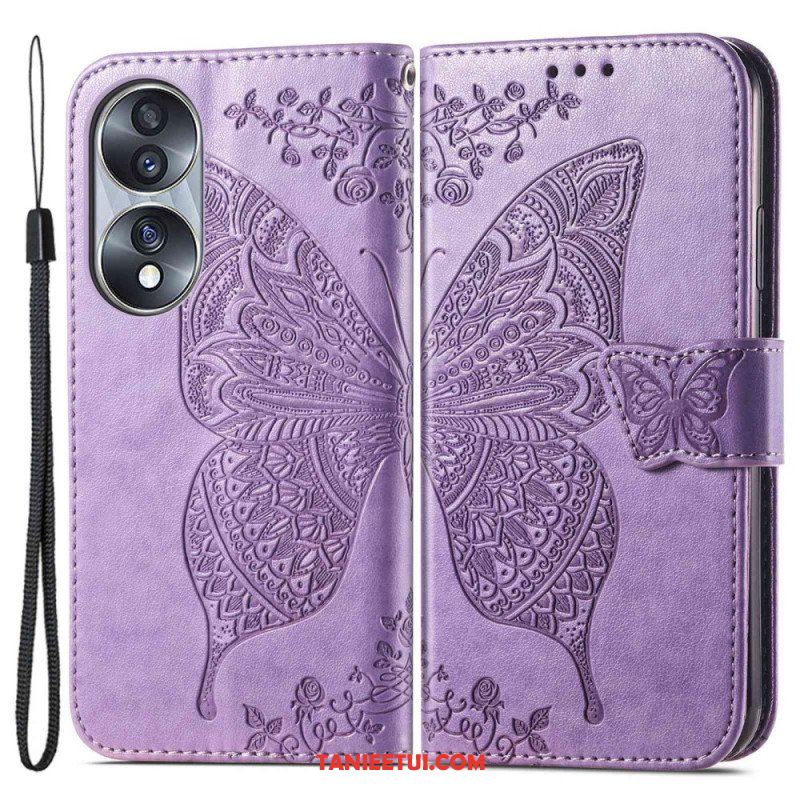 Etui Folio do Honor 70 Barokowy Motyl