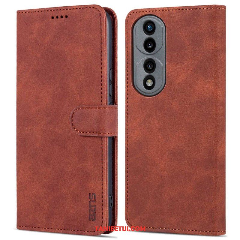 Etui Folio do Honor 70 Efekt Skóry Azns