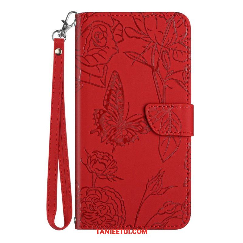 Etui Folio do Honor 90 Motyle I Smycz