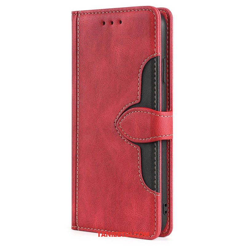 Etui Folio do Honor Magic 5 Lite Dwukolorowy Kwiatowy