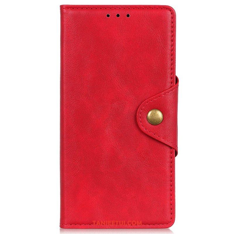 Etui Folio do Honor Magic 5 Lite Magnetyczne Zapięcie Na Guziki