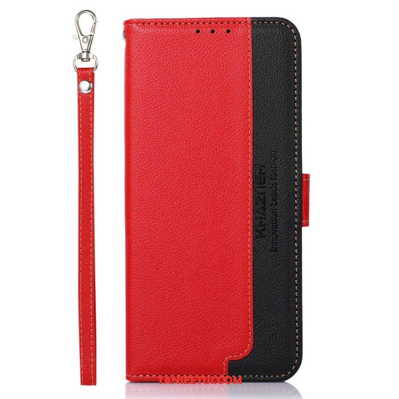 Etui Folio do Honor Magic 5 Lite Rfid Khazneh W Stylu Liczi