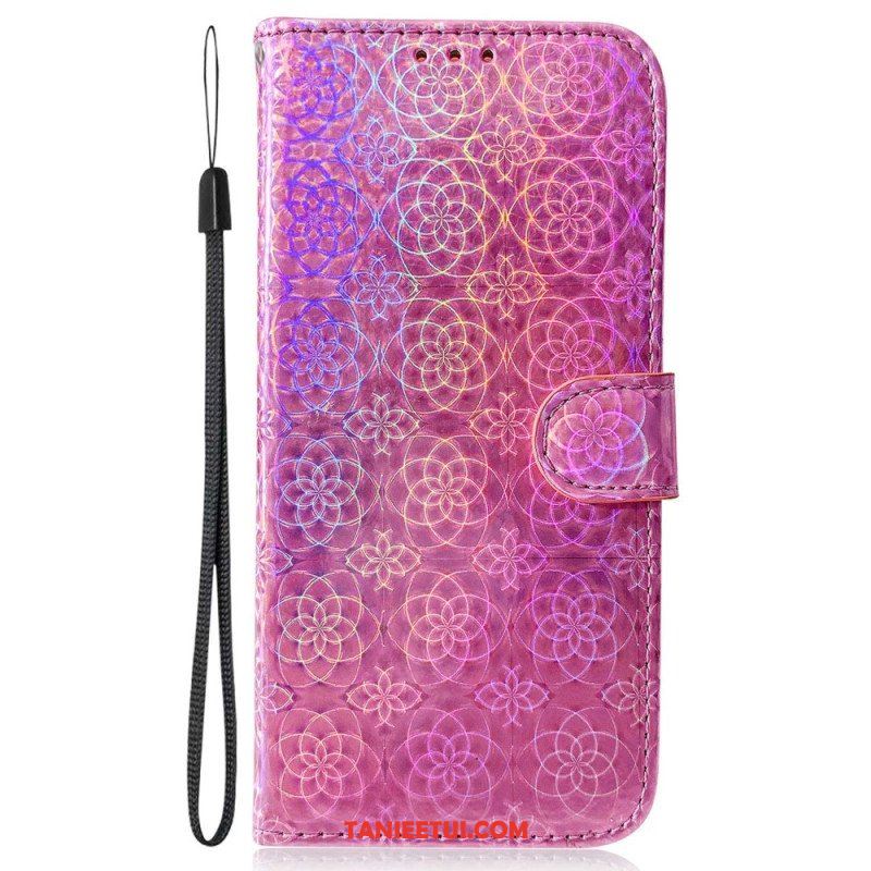 Etui Folio do Honor Magic 5 Lite Styl Dyskotekowy