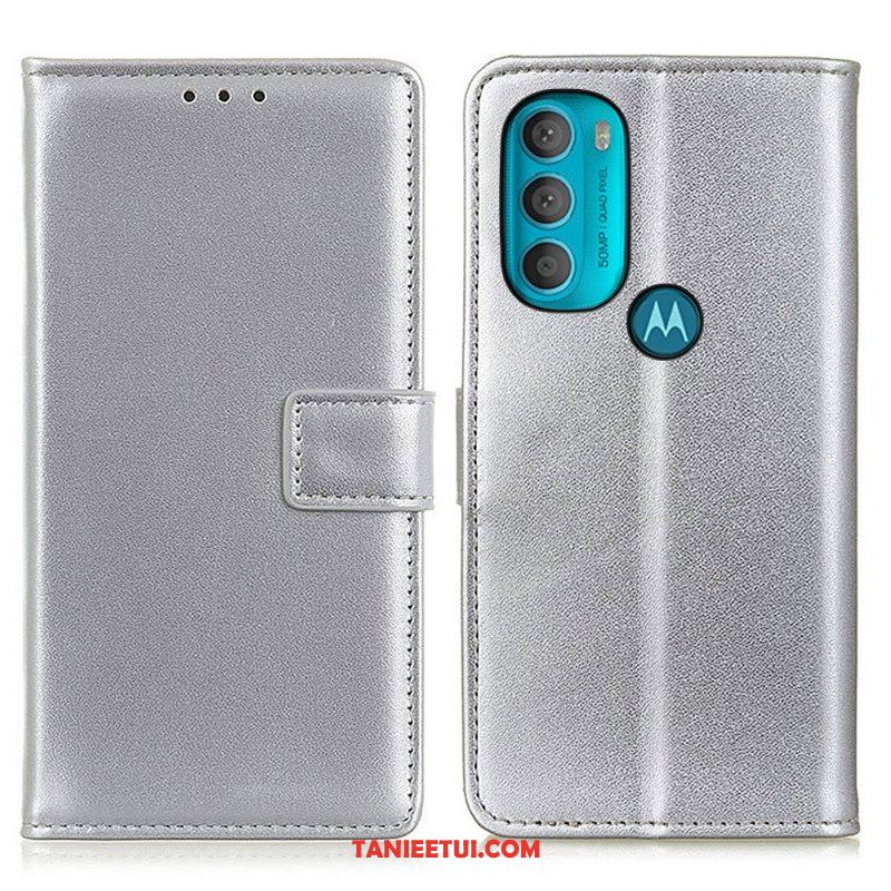 Etui Folio do Moto G71 5G Zwykła Sztuczna Skóra