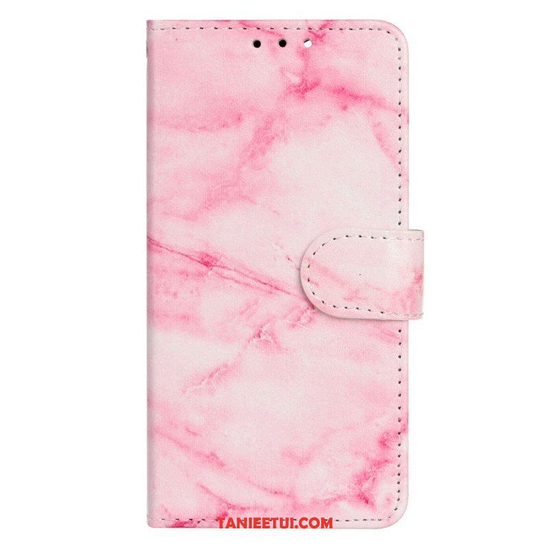 Etui Folio do Moto G73 5G Marmur