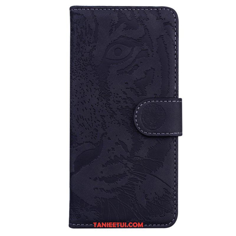 Etui Folio do Moto G73 5G Ślad Tygrysa