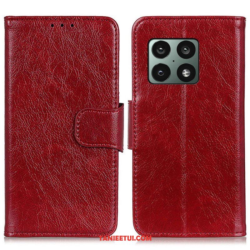 Etui Folio do OnePlus 10 Pro 5G Dwoina Skóry Nappa