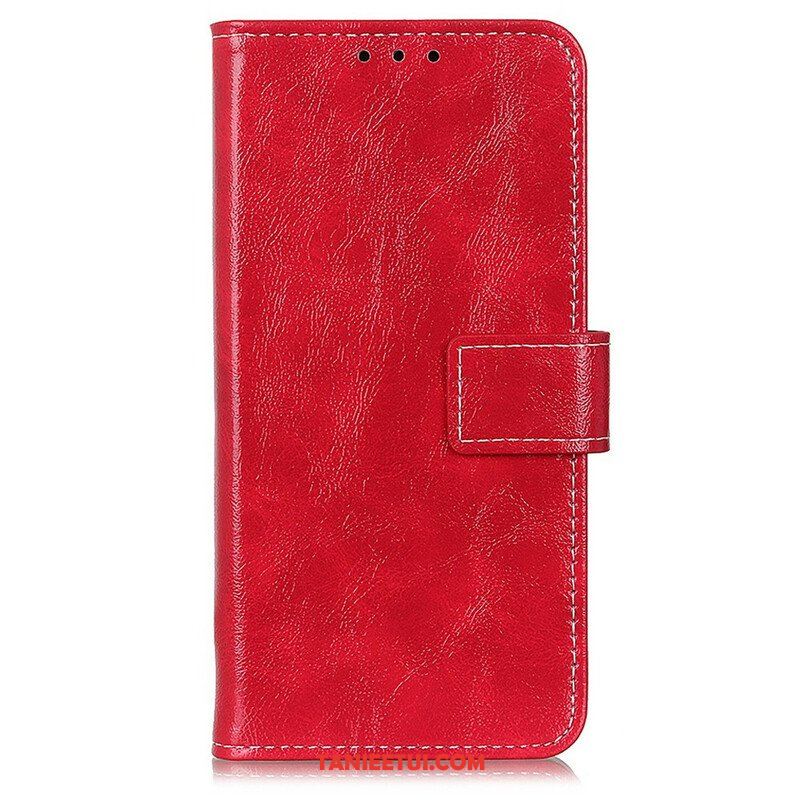 Etui Folio do OnePlus Nord 2 5G Błyszczące I Widoczne Szwy