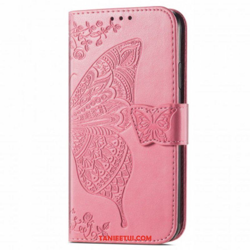 Etui Folio do Oppo A94 5G Pół Motyle