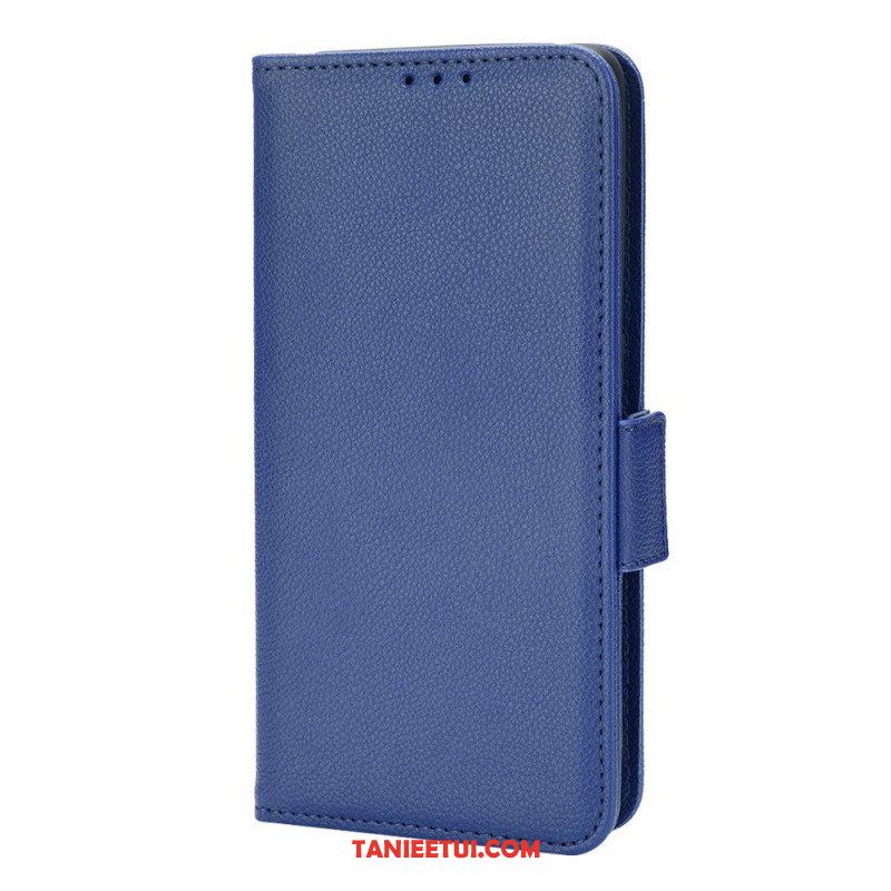 Etui Folio do Oppo Find X5 Pro Tradycyjny Styl Skóry Liczi