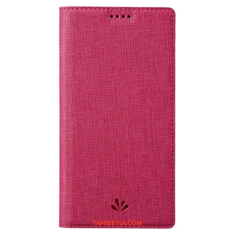 Etui Folio do Oppo Find X5 Pro Vili Tekstura Tkaniny