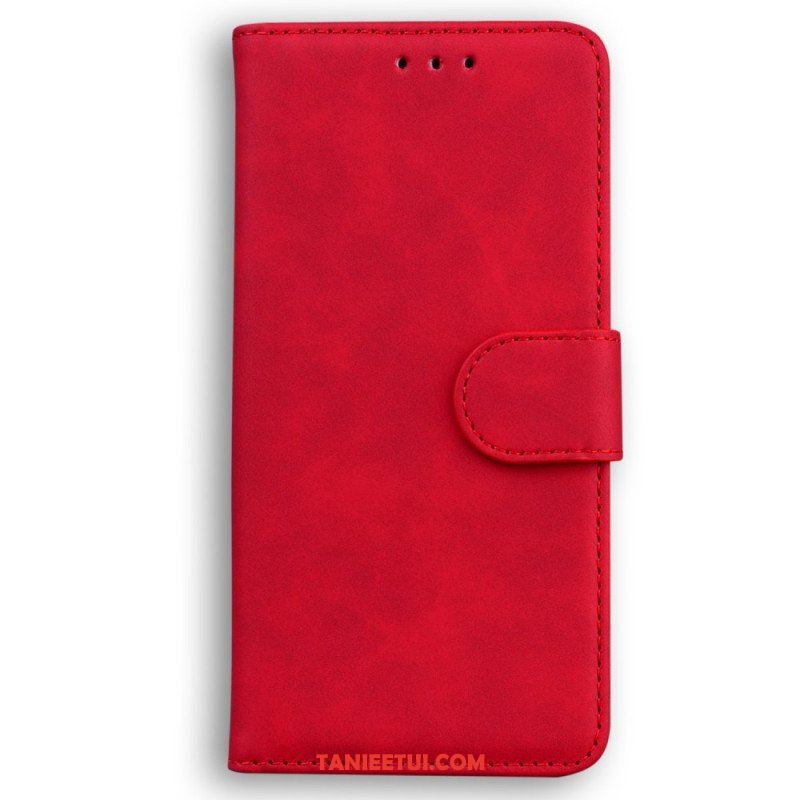 Etui Folio do Oppo Reno 8 Pro Skórzany Efekt Couture