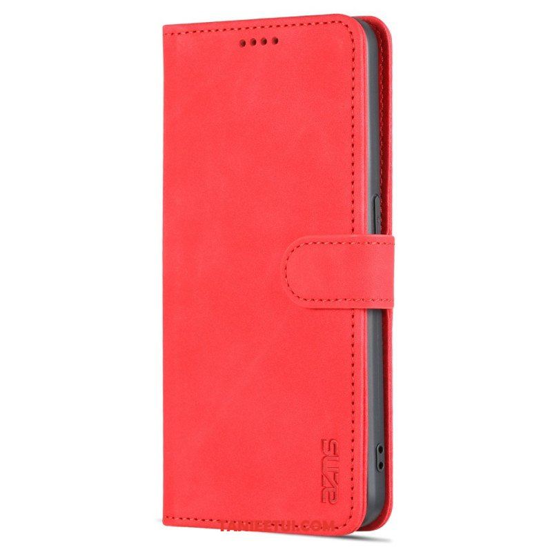 Etui Folio do Oppo Reno 8 Pro Stylizacja Skóry Azns