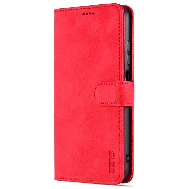 Etui Folio do Poco M3 Pro 5G Efekt Skóry Azns