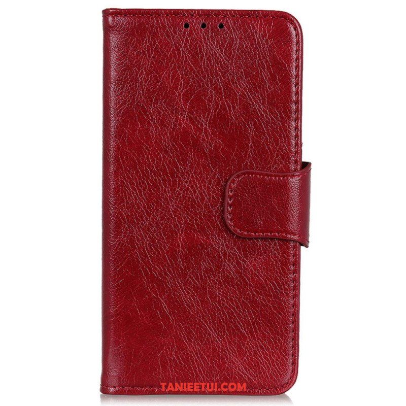 Etui Folio do Poco M4 5G Dwoina Skóry Nappa