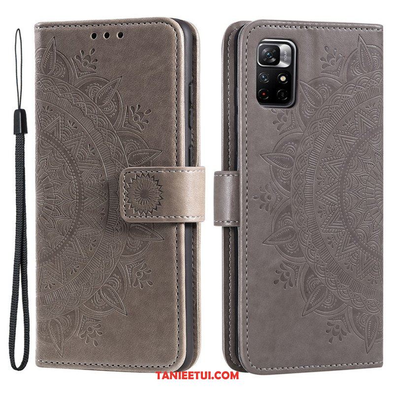 Etui Folio do Poco M4 Pro 5G Mandala Słońca