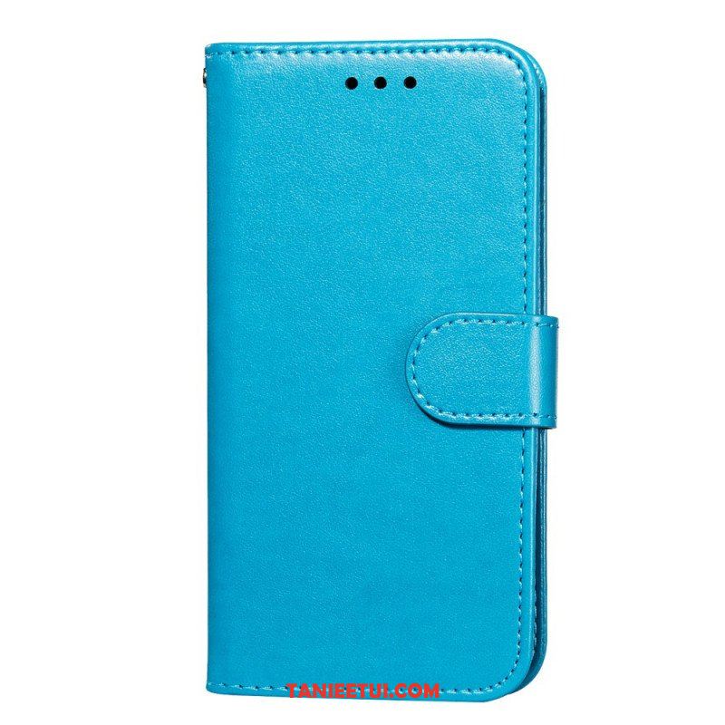 Etui Folio do Poco M4 Pro 5G z Łańcuch Solid Color Series Strappy