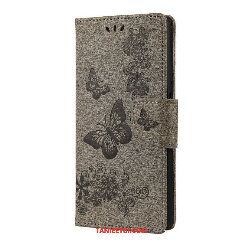 Etui Folio do Poco X3 / X3 Pro / X3 NFC Tylko Motyle Ze Smyczą