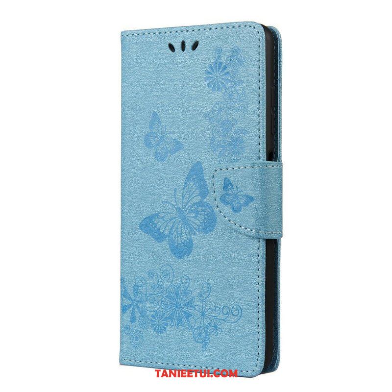 Etui Folio do Poco X3 / X3 Pro / X3 NFC Tylko Motyle Ze Smyczą