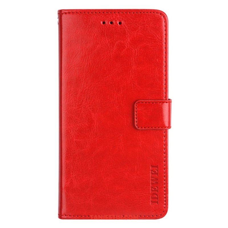 Etui Folio do Poco X4 Pro 5G Imitacja Skóry Idewei