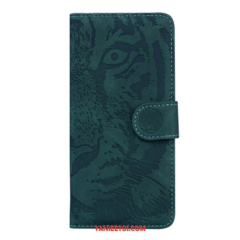 Etui Folio do Poco X4 Pro 5G Nadruk Tygrysa