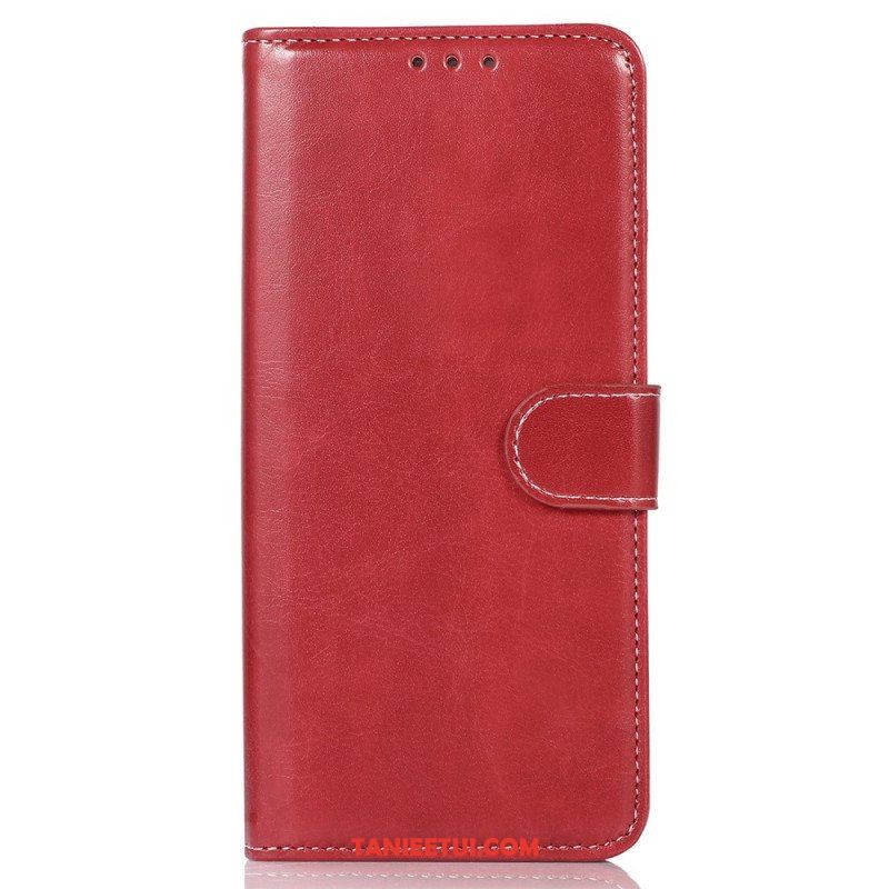 Etui Folio do Poco X4 Pro 5G Skórzany Efekt Couture