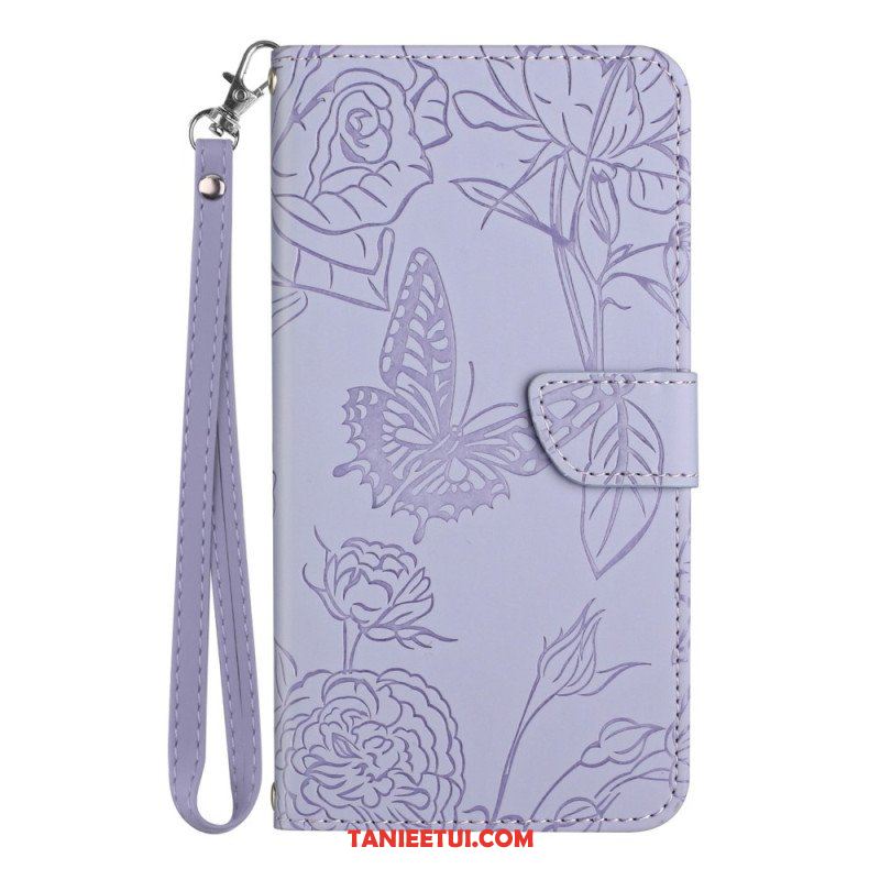 Etui Folio do Poco X5 5G Motyle I Smycz