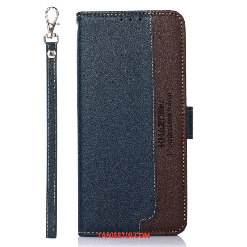 Etui Folio do Poco X5 5G Rfid Khazneh