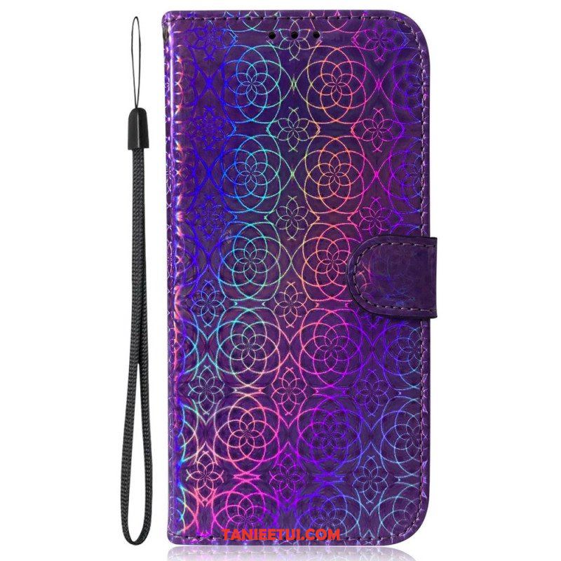 Etui Folio do Poco X5 5G Styl Dyskotekowy