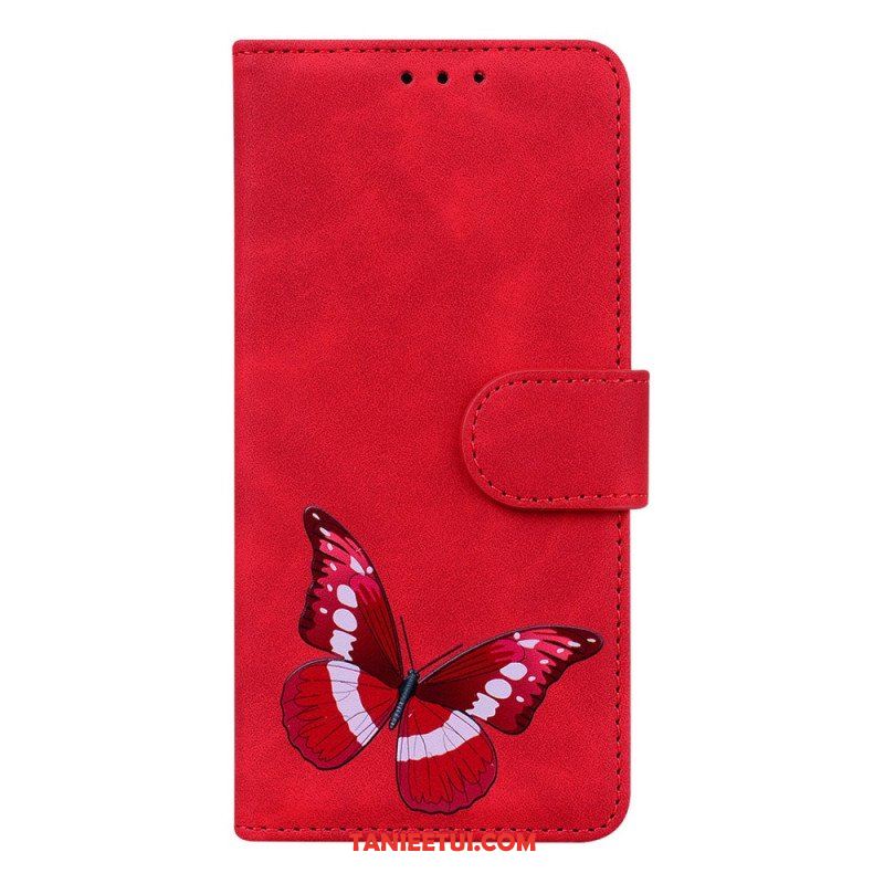 Etui Folio do Realme GT Neo 3 Wzór Motyla