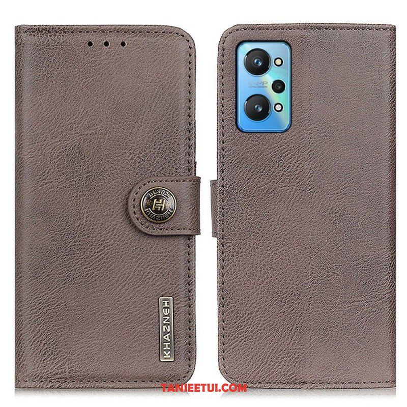 Etui Folio do Realme GT Neo 3T / Neo 2 Imitacja Skóry Khazneh