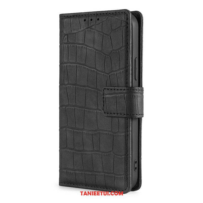 Etui Folio do Samsung Galaxy A13 5G / A04s Efekt Skóry Krokodyla