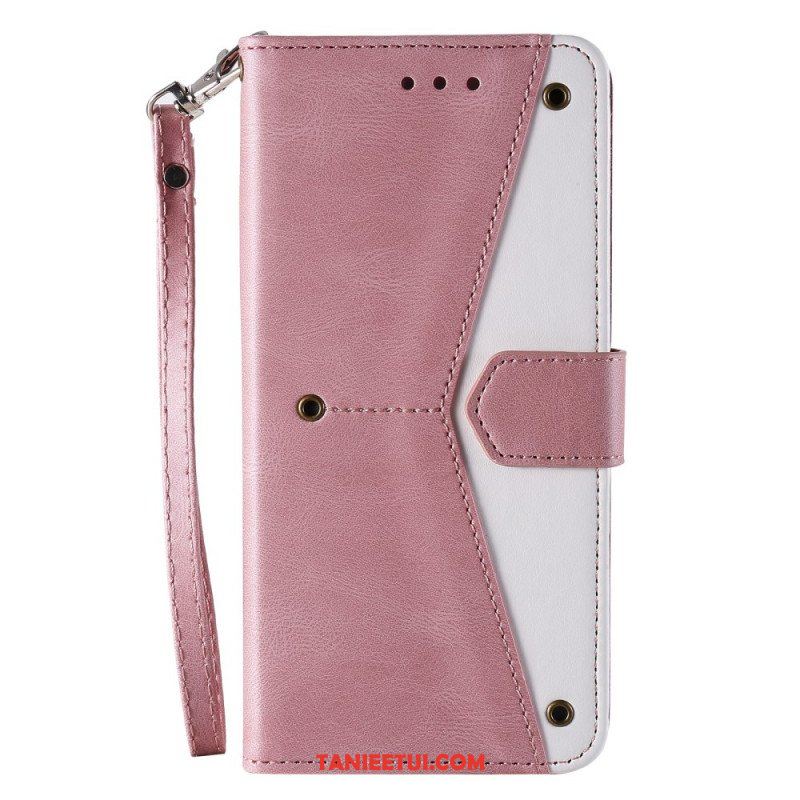 Etui Folio do Samsung Galaxy A13 Szwy W Dotyku