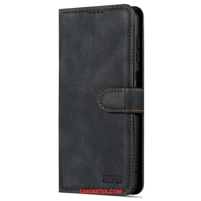 Etui Folio do Samsung Galaxy A13 z Łańcuch Paski W Stylu Vintage Azns