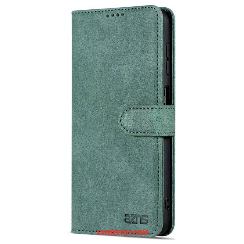 Etui Folio do Samsung Galaxy A13 z Łańcuch Paski W Stylu Vintage Azns