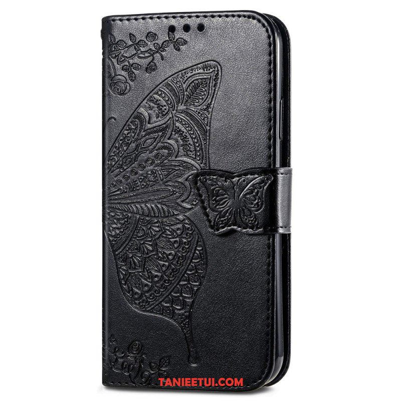 Etui Folio do Samsung Galaxy A14 / A14 5G Barokowy Motyl