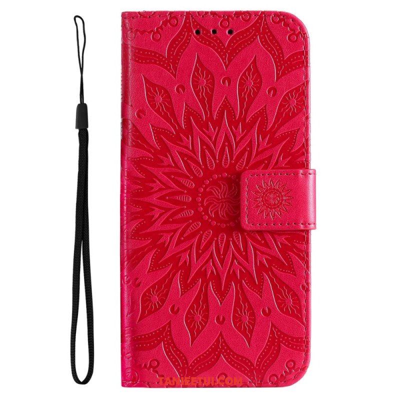 Etui Folio do Samsung Galaxy A14 / A14 5G Mandala Sun Ze Smyczą