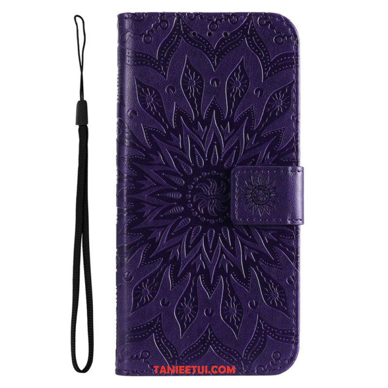 Etui Folio do Samsung Galaxy A14 / A14 5G Mandala Sun Ze Smyczą