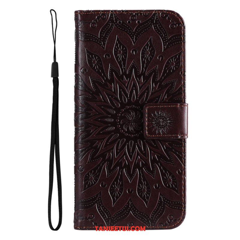 Etui Folio do Samsung Galaxy A14 / A14 5G Mandala Sun Ze Smyczą