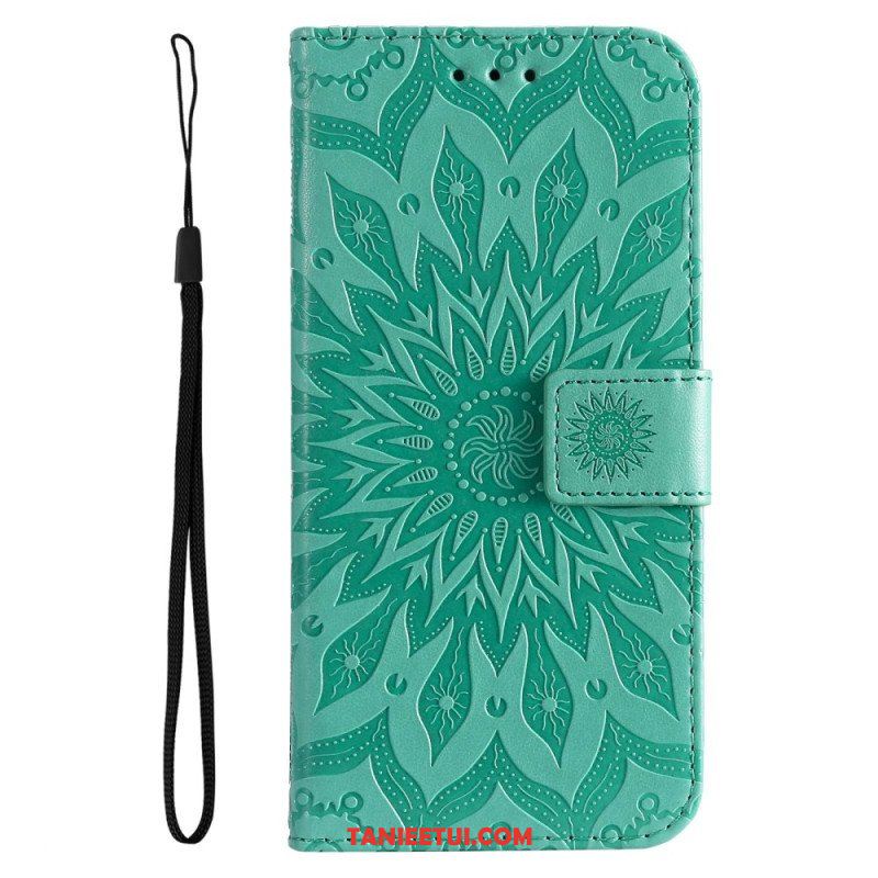 Etui Folio do Samsung Galaxy A14 / A14 5G Mandala Sun Ze Smyczą