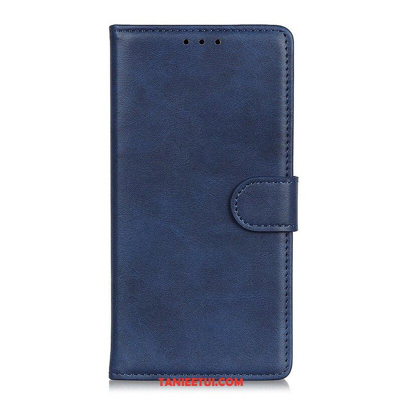 Etui Folio do Samsung Galaxy A42 5G Efekt Matowej Skóry