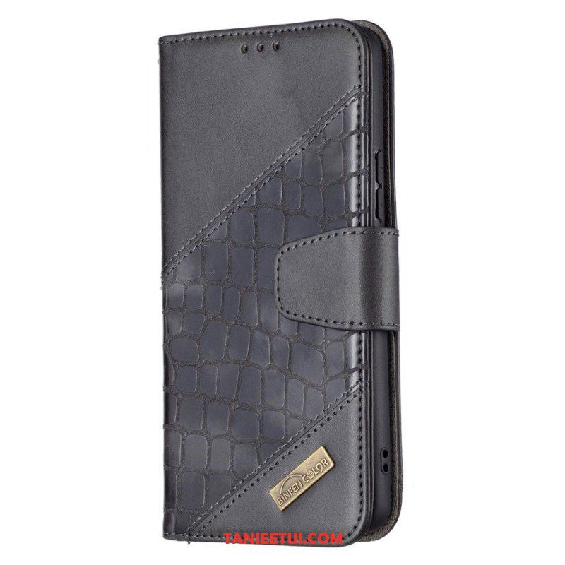 Etui Folio do Samsung Galaxy A53 5G Kolor Skóry Krokodyla Binfen