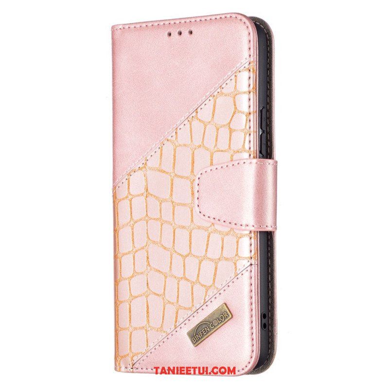 Etui Folio do Samsung Galaxy A53 5G Kolor Skóry Krokodyla Binfen