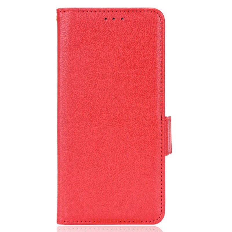 Etui Folio do Samsung Galaxy A53 5G Tradycyjna Sztuczna Skóra Liczi