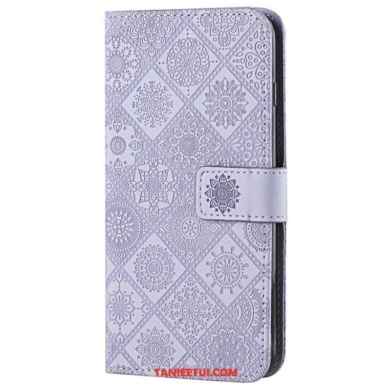 Etui Folio do Samsung Galaxy A54 5G Kwiatowe Wzory