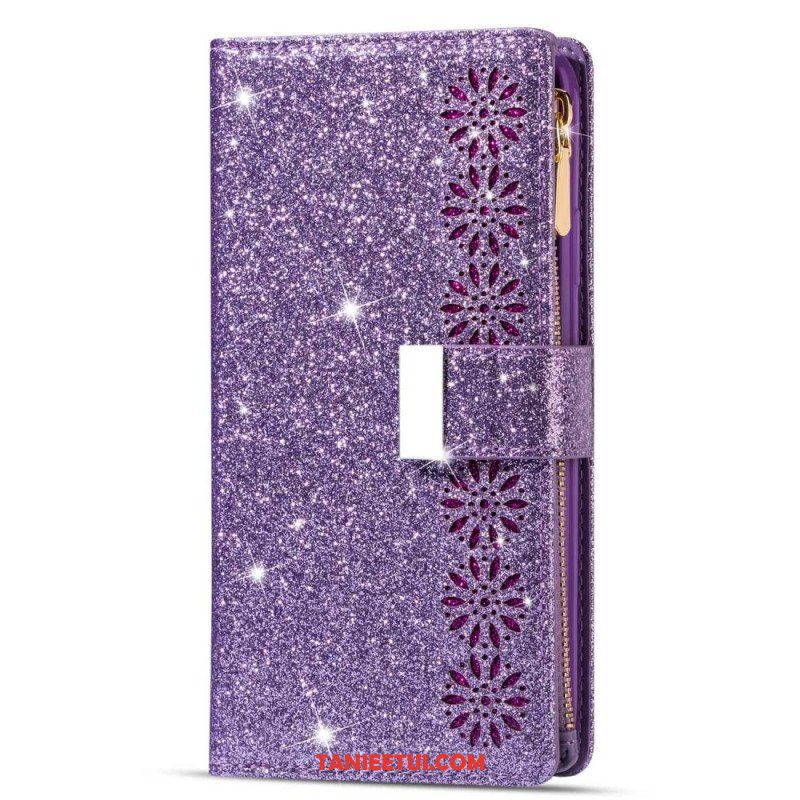 Etui Folio do Samsung Galaxy A54 5G Portfel Cekinowy Portfel