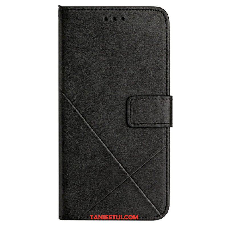 Etui Folio do Samsung Galaxy A54 5G Stylowe Skórzane Linie