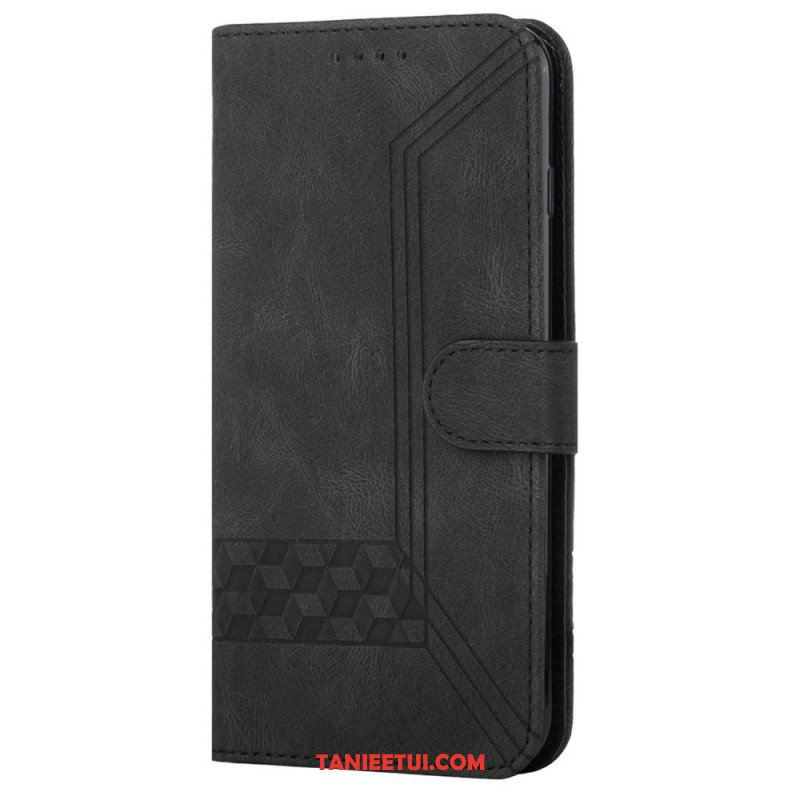 Etui Folio do Samsung Galaxy M12 / A12 Diamentowe Linie I Tekstura